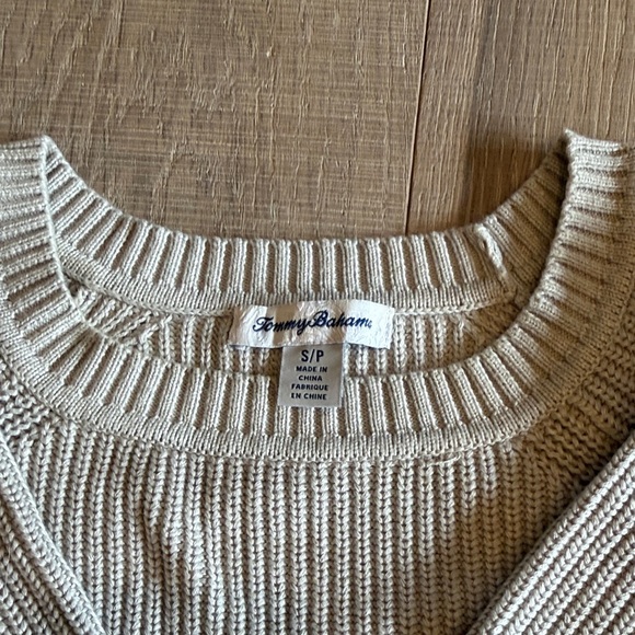Tommy Bahama Beige Palm Sweater - Picture 5 of 5
